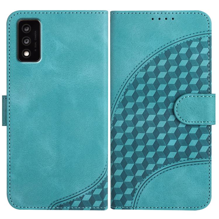 Elephant Head Embossed Phone Leather Case with Lanyard, For TCL 40 R 5G, For TCL 30 XL, For TCL 305 / 306 / 30E / 30 SE, For TCL Stylus 5G, For TCL 30T, For TCL 30 5G / 30+, For TCL 30 XE 5G, For TCL 20 R 5G