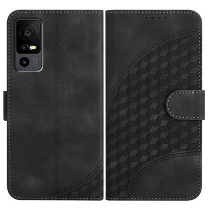 Elephant Head Embossed Phone Leather Case with Lanyard, For TCL 40 R 5G, For TCL 30 XL, For TCL 305 / 306 / 30E / 30 SE, For TCL Stylus 5G, For TCL 30T, For TCL 30 5G / 30+, For TCL 30 XE 5G, For TCL 20 R 5G