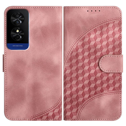 Elephant Head Embossed Phone Leather Case with Lanyard, For TCL K70 5G, For TCL K70 SE T453D, For TCL K70 Power 4G, For TCL NxtPaper 70 Pro 5G, For TCL 60 SE NxtPaper 5G, For TCL 60 SE / TCL 605, For TCL 60R 5G, For TCL 503                             ...