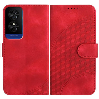 Elephant Head Embossed Phone Leather Case with Lanyard, For TCL K70 5G, For TCL K70 SE T453D, For TCL K70 Power 4G, For TCL NxtPaper 70 Pro 5G, For TCL 60 SE NxtPaper 5G, For TCL 60 SE / TCL 605, For TCL 60R 5G, For TCL 503                             ...