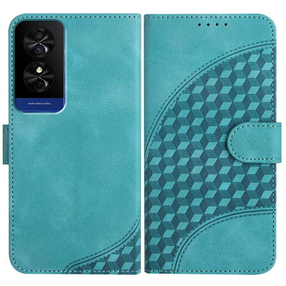 Elephant Head Embossed Phone Leather Case with Lanyard, For TCL K70 5G, For TCL K70 SE T453D, For TCL K70 Power 4G, For TCL NxtPaper 70 Pro 5G, For TCL 60 SE NxtPaper 5G, For TCL 60 SE / TCL 605, For TCL 60R 5G, For TCL 503                             ...