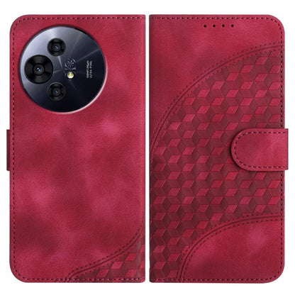 Elephant Head Embossed Phone Leather Case with Lanyard, For TCL K70 5G, For TCL K70 SE T453D, For TCL K70 Power 4G, For TCL NxtPaper 70 Pro 5G, For TCL 60 SE NxtPaper 5G, For TCL 60 SE / TCL 605, For TCL 60R 5G, For TCL 503                             ...