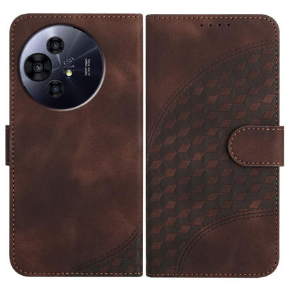 Elephant Head Embossed Phone Leather Case with Lanyard, For TCL K70 5G, For TCL K70 SE T453D, For TCL K70 Power 4G, For TCL NxtPaper 70 Pro 5G, For TCL 60 SE NxtPaper 5G, For TCL 60 SE / TCL 605, For TCL 60R 5G, For TCL 503                             ...