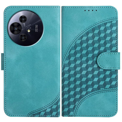 Elephant Head Embossed Phone Leather Case with Lanyard, For TCL K70 5G, For TCL K70 SE T453D, For TCL K70 Power 4G, For TCL NxtPaper 70 Pro 5G, For TCL 60 SE NxtPaper 5G, For TCL 60 SE / TCL 605, For TCL 60R 5G, For TCL 503                             ...