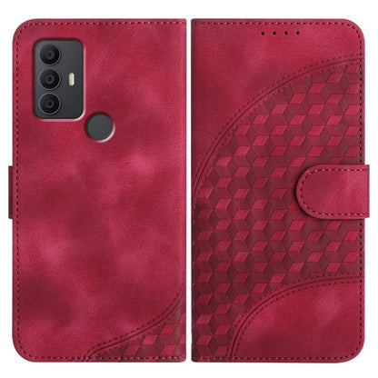 Elephant Head Embossed Phone Leather Case with Lanyard, For TCL 40 R 5G, For TCL 30 XL, For TCL 305 / 306 / 30E / 30 SE, For TCL Stylus 5G, For TCL 30T, For TCL 30 5G / 30+, For TCL 30 XE 5G, For TCL 20 R 5G