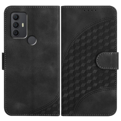 Elephant Head Embossed Phone Leather Case with Lanyard, For TCL 40 R 5G, For TCL 30 XL, For TCL 305 / 306 / 30E / 30 SE, For TCL Stylus 5G, For TCL 30T, For TCL 30 5G / 30+, For TCL 30 XE 5G, For TCL 20 R 5G