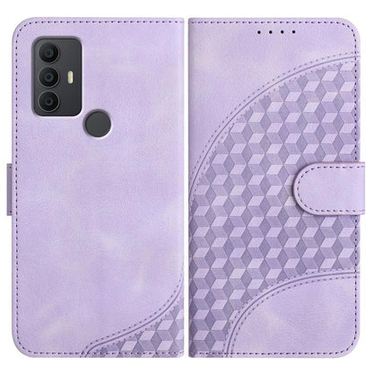 Elephant Head Embossed Phone Leather Case with Lanyard, For TCL 40 R 5G, For TCL 30 XL, For TCL 305 / 306 / 30E / 30 SE, For TCL Stylus 5G, For TCL 30T, For TCL 30 5G / 30+, For TCL 30 XE 5G, For TCL 20 R 5G