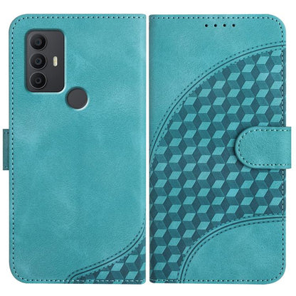 Elephant Head Embossed Phone Leather Case with Lanyard, For TCL 40 R 5G, For TCL 30 XL, For TCL 305 / 306 / 30E / 30 SE, For TCL Stylus 5G, For TCL 30T, For TCL 30 5G / 30+, For TCL 30 XE 5G, For TCL 20 R 5G