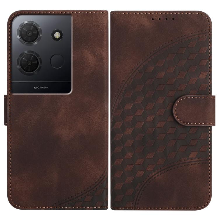 Elephant Head Embossed Phone Leather Case with Lanyard, For TCL K70 5G, For TCL K70 SE T453D, For TCL K70 Power 4G, For TCL NxtPaper 70 Pro 5G, For TCL 60 SE NxtPaper 5G, For TCL 60 SE / TCL 605, For TCL 60R 5G, For TCL 503                             ...