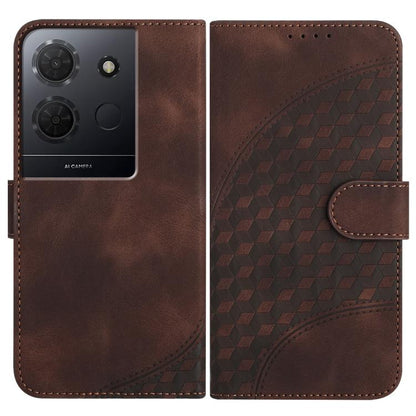 Elephant Head Embossed Phone Leather Case with Lanyard, For TCL K70 5G, For TCL K70 SE T453D, For TCL K70 Power 4G, For TCL NxtPaper 70 Pro 5G, For TCL 60 SE NxtPaper 5G, For TCL 60 SE / TCL 605, For TCL 60R 5G, For TCL 503                             ...