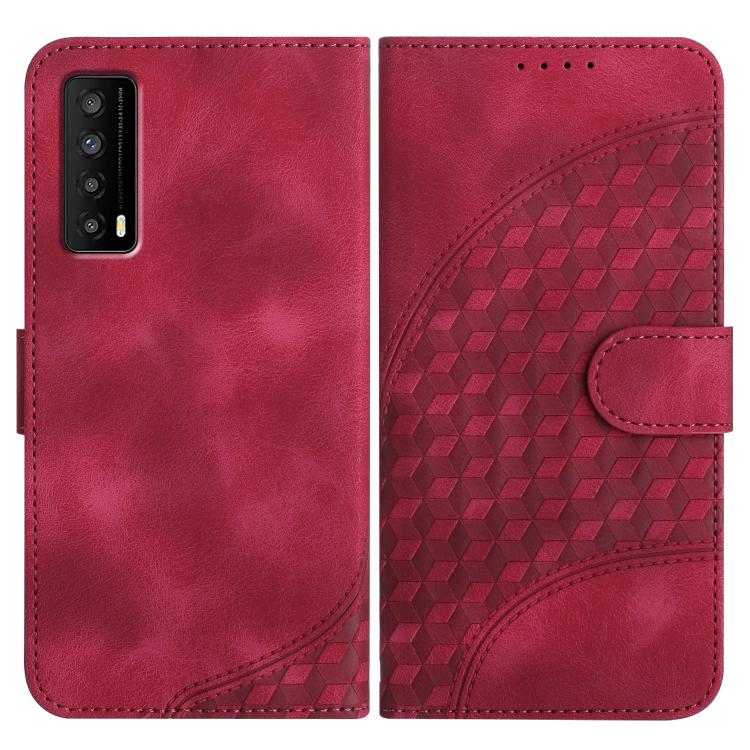 Elephant Head Embossed Phone Leather Case with Lanyard, For TCL 40 R 5G, For TCL 30 XL, For TCL 305 / 306 / 30E / 30 SE, For TCL Stylus 5G, For TCL 30T, For TCL 30 5G / 30+, For TCL 30 XE 5G, For TCL 20 R 5G