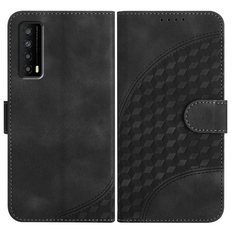 Elephant Head Embossed Phone Leather Case with Lanyard, For TCL 40 R 5G, For TCL 30 XL, For TCL 305 / 306 / 30E / 30 SE, For TCL Stylus 5G, For TCL 30T, For TCL 30 5G / 30+, For TCL 30 XE 5G, For TCL 20 R 5G