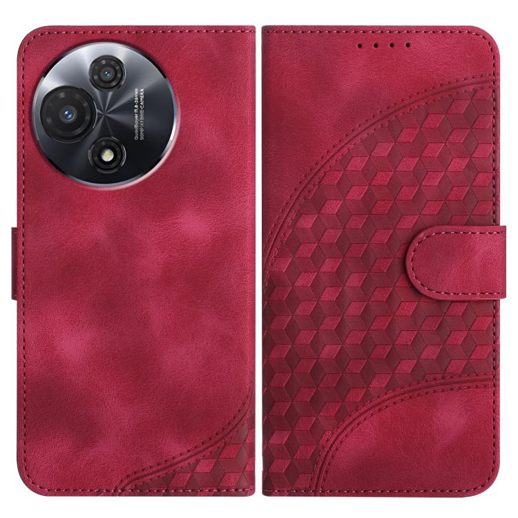 Elephant Head Embossed Phone Leather Case with Lanyard, For TCL K70 5G, For TCL K70 SE T453D, For TCL K70 Power 4G, For TCL NxtPaper 70 Pro 5G, For TCL 60 SE NxtPaper 5G, For TCL 60 SE / TCL 605, For TCL 60R 5G, For TCL 503                             ...