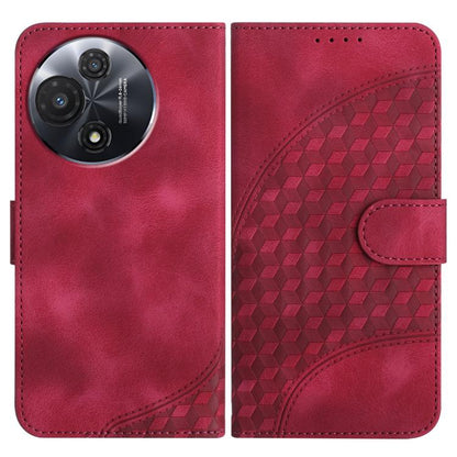 Elephant Head Embossed Phone Leather Case with Lanyard, For TCL K70 5G, For TCL K70 SE T453D, For TCL K70 Power 4G, For TCL NxtPaper 70 Pro 5G, For TCL 60 SE NxtPaper 5G, For TCL 60 SE / TCL 605, For TCL 60R 5G, For TCL 503                             ...