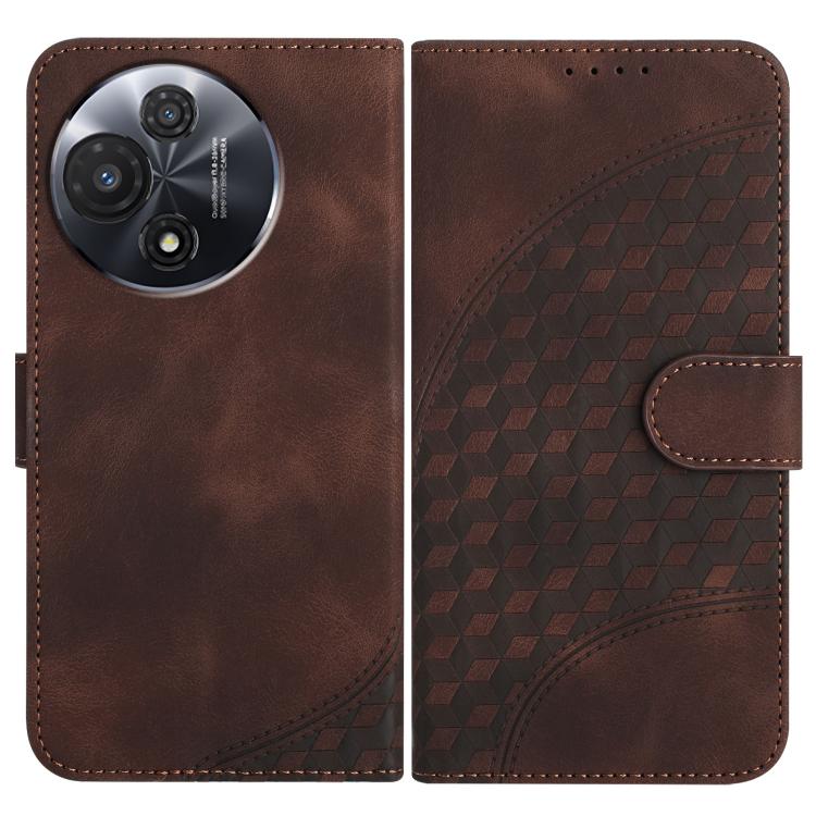 Elephant Head Embossed Phone Leather Case with Lanyard, For TCL K70 5G, For TCL K70 SE T453D, For TCL K70 Power 4G, For TCL NxtPaper 70 Pro 5G, For TCL 60 SE NxtPaper 5G, For TCL 60 SE / TCL 605, For TCL 60R 5G, For TCL 503                             ...
