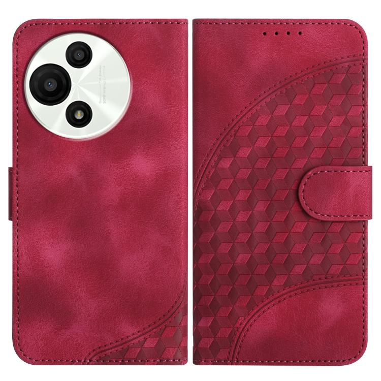 Elephant Head Embossed Phone Leather Case with Lanyard, For TCL K70 5G, For TCL K70 SE T453D, For TCL K70 Power 4G, For TCL NxtPaper 70 Pro 5G, For TCL 60 SE NxtPaper 5G, For TCL 60 SE / TCL 605, For TCL 60R 5G, For TCL 503                             ...