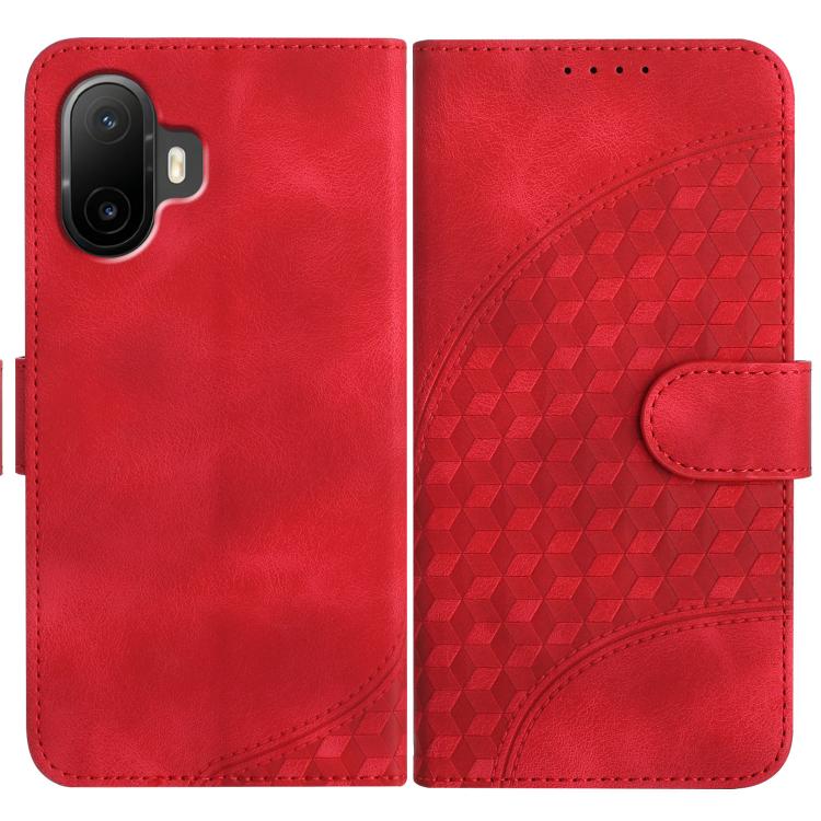 Elephant Head Embossed Phone Leather Case with Lanyard, For TCL K70 5G, For TCL K70 SE T453D, For TCL K70 Power 4G, For TCL NxtPaper 70 Pro 5G, For TCL 60 SE NxtPaper 5G, For TCL 60 SE / TCL 605, For TCL 60R 5G, For TCL 503                             ...