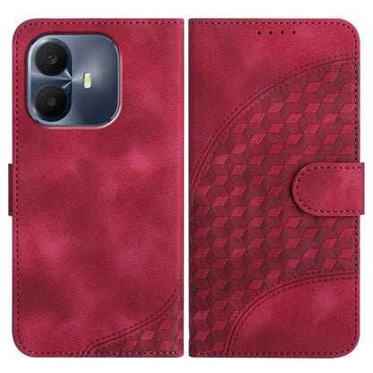 Elephant Head Embossed Phone Leather Case with Lanyard, For TCL K70 5G, For TCL K70 SE T453D, For TCL K70 Power 4G, For TCL NxtPaper 70 Pro 5G, For TCL 60 SE NxtPaper 5G, For TCL 60 SE / TCL 605, For TCL 60R 5G, For TCL 503                             ...