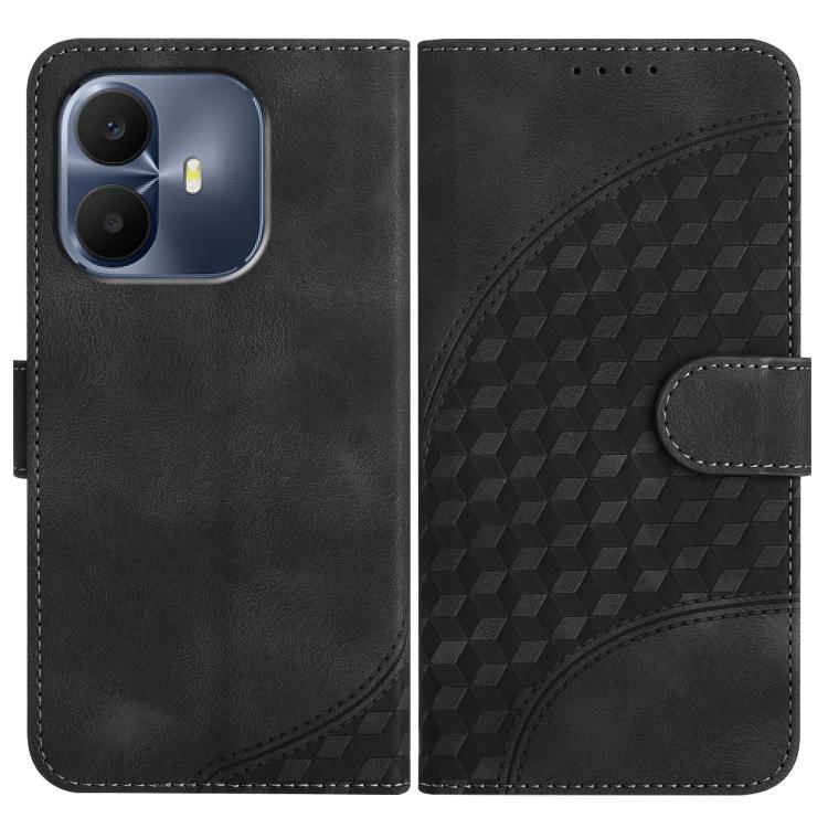 Elephant Head Embossed Phone Leather Case with Lanyard, For TCL K70 5G, For TCL K70 SE T453D, For TCL K70 Power 4G, For TCL NxtPaper 70 Pro 5G, For TCL 60 SE NxtPaper 5G, For TCL 60 SE / TCL 605, For TCL 60R 5G, For TCL 503                             ...