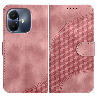 Elephant Head Embossed Phone Leather Case with Lanyard, For TCL K70 5G, For TCL K70 SE T453D, For TCL K70 Power 4G, For TCL NxtPaper 70 Pro 5G, For TCL 60 SE NxtPaper 5G, For TCL 60 SE / TCL 605, For TCL 60R 5G, For TCL 503                             ...