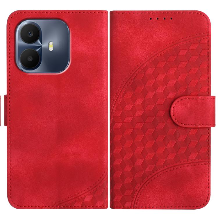 Elephant Head Embossed Phone Leather Case with Lanyard, For TCL K70 5G, For TCL K70 SE T453D, For TCL K70 Power 4G, For TCL NxtPaper 70 Pro 5G, For TCL 60 SE NxtPaper 5G, For TCL 60 SE / TCL 605, For TCL 60R 5G, For TCL 503                             ...