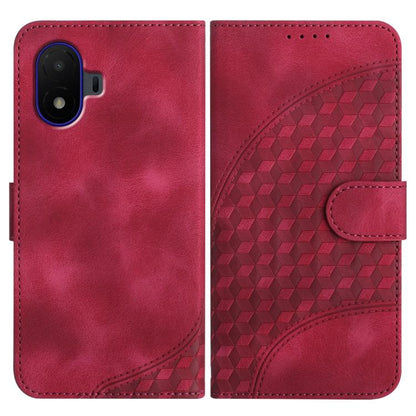 Elephant Head Embossed Phone Leather Case with Lanyard, For TCL K70 5G, For TCL K70 SE T453D, For TCL K70 Power 4G, For TCL NxtPaper 70 Pro 5G, For TCL 60 SE NxtPaper 5G, For TCL 60 SE / TCL 605, For TCL 60R 5G, For TCL 503                             ...
