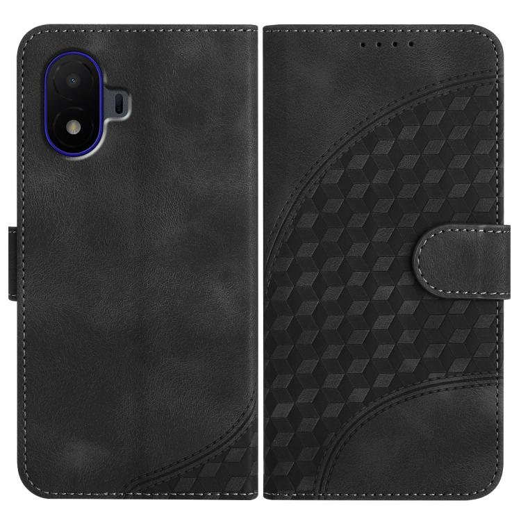 Elephant Head Embossed Phone Leather Case with Lanyard, For TCL K70 5G, For TCL K70 SE T453D, For TCL K70 Power 4G, For TCL NxtPaper 70 Pro 5G, For TCL 60 SE NxtPaper 5G, For TCL 60 SE / TCL 605, For TCL 60R 5G, For TCL 503                             ...
