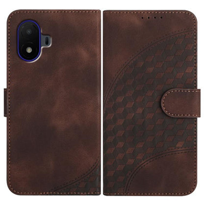 Elephant Head Embossed Phone Leather Case with Lanyard, For TCL K70 5G, For TCL K70 SE T453D, For TCL K70 Power 4G, For TCL NxtPaper 70 Pro 5G, For TCL 60 SE NxtPaper 5G, For TCL 60 SE / TCL 605, For TCL 60R 5G, For TCL 503                             ...