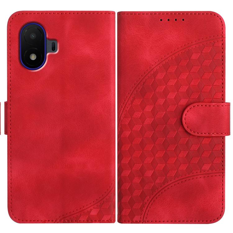 Elephant Head Embossed Phone Leather Case with Lanyard, For TCL K70 5G, For TCL K70 SE T453D, For TCL K70 Power 4G, For TCL NxtPaper 70 Pro 5G, For TCL 60 SE NxtPaper 5G, For TCL 60 SE / TCL 605, For TCL 60R 5G, For TCL 503                             ...