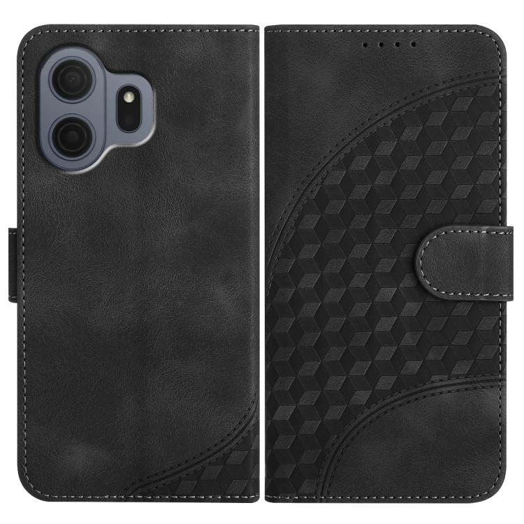 Elephant Head Embossed Phone Leather Case with Lanyard, For TCL K70 5G, For TCL K70 SE T453D, For TCL K70 Power 4G, For TCL NxtPaper 70 Pro 5G, For TCL 60 SE NxtPaper 5G, For TCL 60 SE / TCL 605, For TCL 60R 5G, For TCL 503                             ...