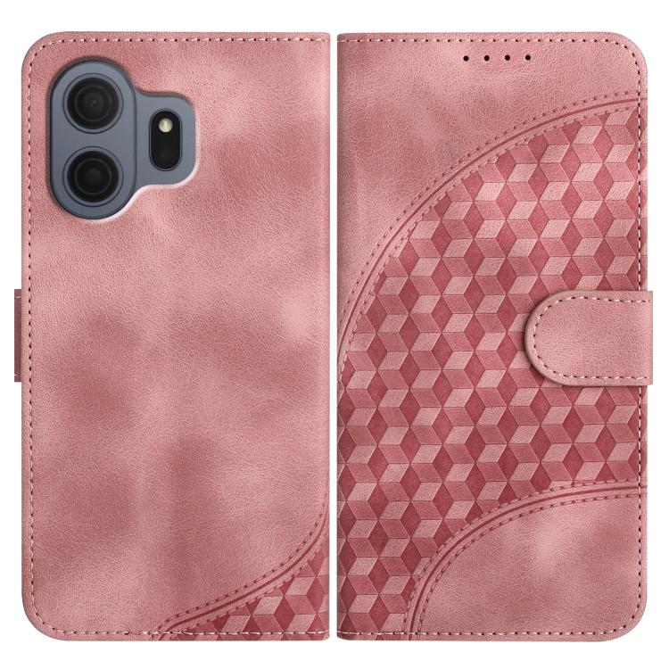 Elephant Head Embossed Phone Leather Case with Lanyard, For TCL K70 5G, For TCL K70 SE T453D, For TCL K70 Power 4G, For TCL NxtPaper 70 Pro 5G, For TCL 60 SE NxtPaper 5G, For TCL 60 SE / TCL 605, For TCL 60R 5G, For TCL 503                             ...