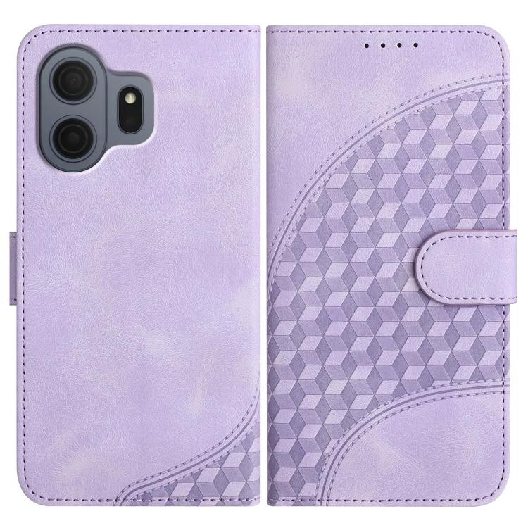 Elephant Head Embossed Phone Leather Case with Lanyard, For TCL K70 5G, For TCL K70 SE T453D, For TCL K70 Power 4G, For TCL NxtPaper 70 Pro 5G, For TCL 60 SE NxtPaper 5G, For TCL 60 SE / TCL 605, For TCL 60R 5G, For TCL 503                             ...