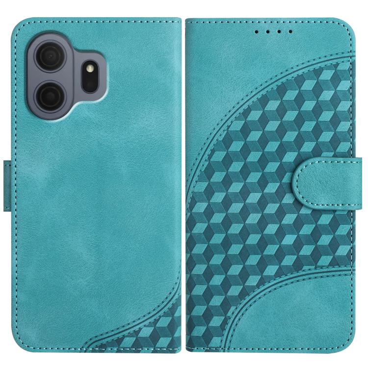 Elephant Head Embossed Phone Leather Case with Lanyard, For TCL K70 5G, For TCL K70 SE T453D, For TCL K70 Power 4G, For TCL NxtPaper 70 Pro 5G, For TCL 60 SE NxtPaper 5G, For TCL 60 SE / TCL 605, For TCL 60R 5G, For TCL 503                             ...