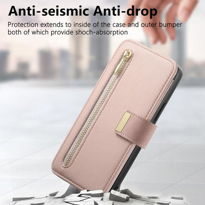 Ring Zipper Wallet RFID Blocking MagSafe Leather Phone Case, For vivo Y60 5G / Y05 4G / Y21 5G / Y11d 5G, For vivo V70 FE 5G, For vivo S50 / V70 / V70 Elite 5G, For vivo Y500i 5G, For vivo V60 Lite 4G / 5G, For vivo V60 5G, For vivo S18e 5G