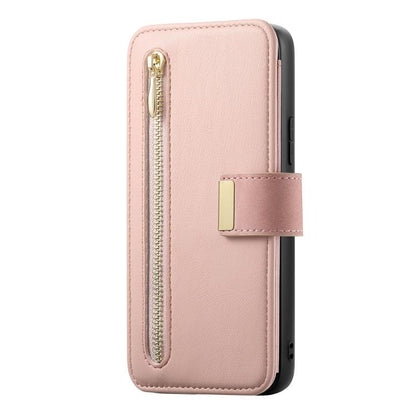 Ring Zipper Wallet RFID Blocking MagSafe Leather Phone Case, For Honor Play 80 Plus 5G, For Honor 600 Lite Global, For Honor 200 Pro, For Honor Play7T 5G