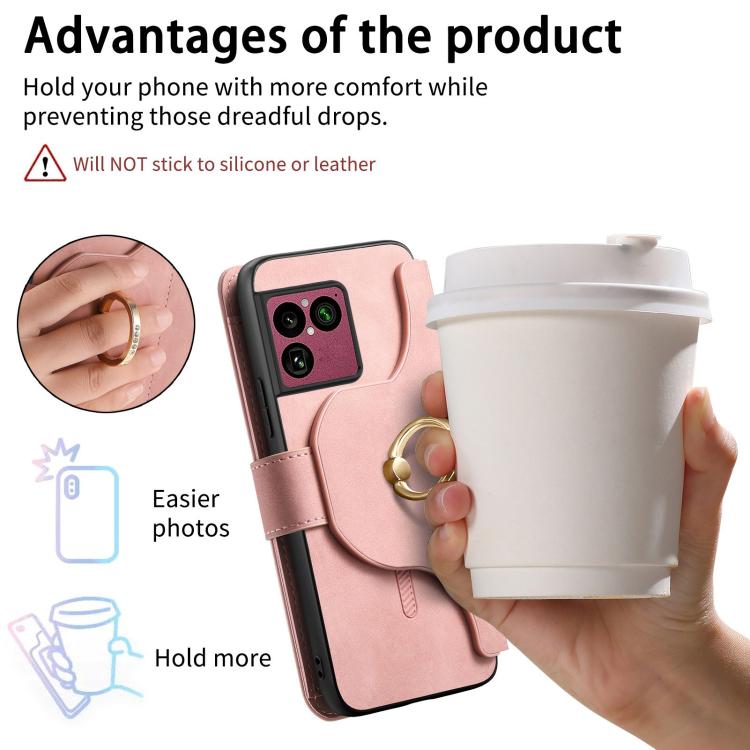 Ring Zipper Wallet RFID Blocking MagSafe Leather Phone Case, For Sony Xperia 1 VIII, For Sony Xperia 10 VI, For Sony Xperia 5 V, For Sony Xperia 10 V