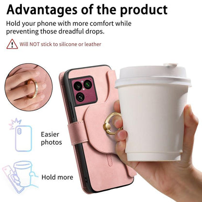 Ring Zipper Wallet RFID Blocking MagSafe Leather Phone Case, For Sony Xperia 1 VIII, For Sony Xperia 10 VI, For Sony Xperia 5 V, For Sony Xperia 10 V