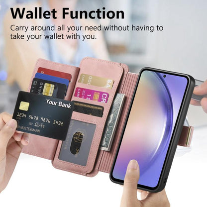Ring Zipper Wallet RFID Blocking MagSafe Leather Phone Case, For OnePlus 15T, For OnePlus Ace 5 / 5 Pro, For OnePlus 13, For OnePlus 12R  5G / Ace 3