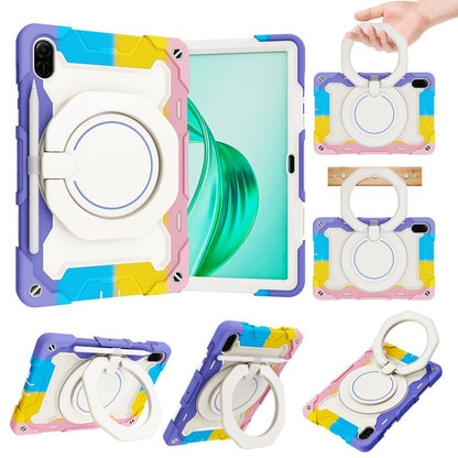 Armor Portable Rotating Ring Holder Silicone Tablet Case, For Honor Pad X9 Pro, For Honor Pad X9 / X8a