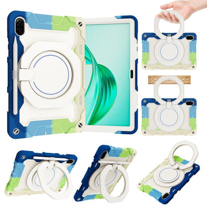 Armor Portable Rotating Ring Holder Silicone Tablet Case, For Honor Pad X9 Pro, For Honor Pad X9 / X8a