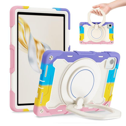 Armor Portable Rotating Ring Holder Silicone Tablet Case, For Honor Pad X9 Pro, For Honor Pad X9 / X8a