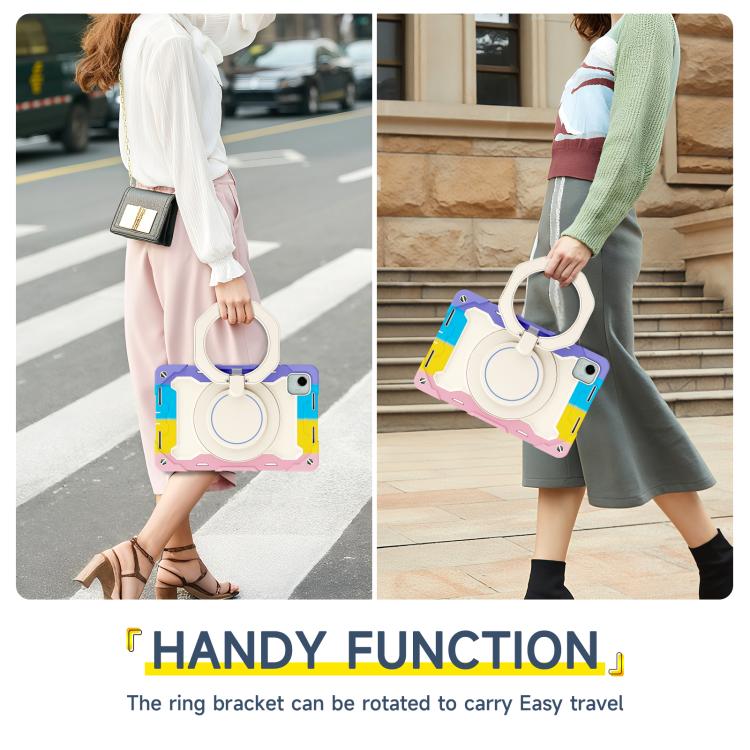 Armor Portable Rotating Ring Holder Silicone Tablet Case, For Honor Pad X9 Pro, For Honor Pad X9 / X8a