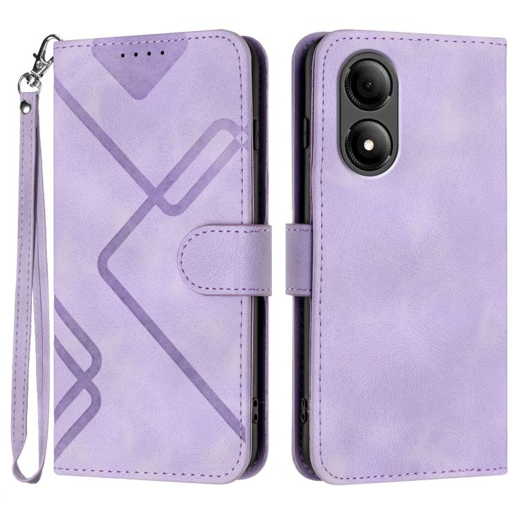 Line Pattern Skin Feel Leather Phone Case, For ZTE nubia Focus Pro, For ZTE nubia Music, For ZTE Blade A34, For ZTE nubia Z60 Ultra, For ZTE Blade A54, For ZTE Blade A73 4G / Blade V50 Design 4G, For ZTE Blade A73 5G, For ZTE Blade V50 Vita            ...