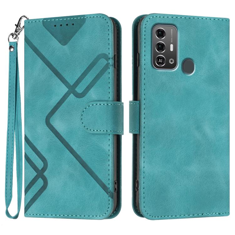 Line Pattern Skin Feel Leather Phone Case, For ZTE nubia Focus Pro, For ZTE nubia Music, For ZTE Blade A34, For ZTE nubia Z60 Ultra, For ZTE Blade A54, For ZTE Blade A73 4G / Blade V50 Design 4G, For ZTE Blade A73 5G, For ZTE Blade V50 Vita            ...