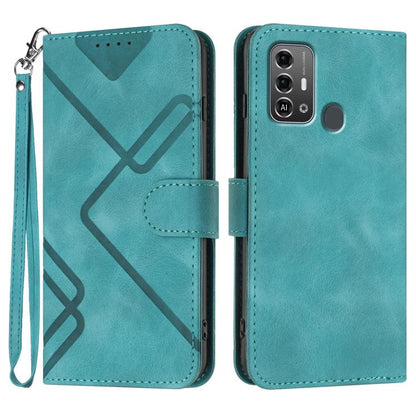 Line Pattern Skin Feel Leather Phone Case, For ZTE nubia Focus Pro, For ZTE nubia Music, For ZTE Blade A34, For ZTE nubia Z60 Ultra, For ZTE Blade A54, For ZTE Blade A73 4G / Blade V50 Design 4G, For ZTE Blade A73 5G, For ZTE Blade V50 Vita            ...