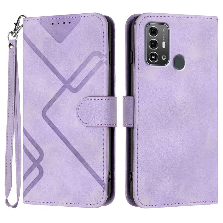 Line Pattern Skin Feel Leather Phone Case, For ZTE nubia Focus Pro, For ZTE nubia Music, For ZTE Blade A34, For ZTE nubia Z60 Ultra, For ZTE Blade A54, For ZTE Blade A73 4G / Blade V50 Design 4G, For ZTE Blade A73 5G, For ZTE Blade V50 Vita            ...