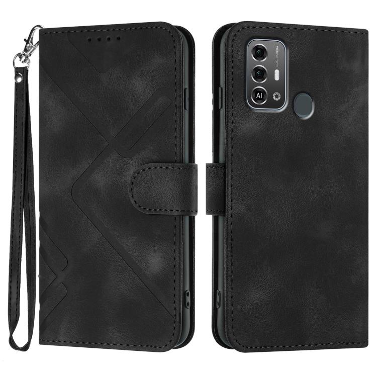 Line Pattern Skin Feel Leather Phone Case, For ZTE nubia Focus Pro, For ZTE nubia Music, For ZTE Blade A34, For ZTE nubia Z60 Ultra, For ZTE Blade A54, For ZTE Blade A73 4G / Blade V50 Design 4G, For ZTE Blade A73 5G, For ZTE Blade V50 Vita            ...