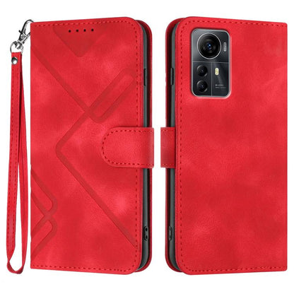 Line Pattern Skin Feel Leather Phone Case, For ZTE nubia Focus Pro, For ZTE nubia Music, For ZTE Blade A34, For ZTE nubia Z60 Ultra, For ZTE Blade A54, For ZTE Blade A73 4G / Blade V50 Design 4G, For ZTE Blade A73 5G, For ZTE Blade V50 Vita            ...