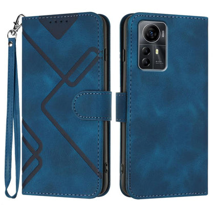 Line Pattern Skin Feel Leather Phone Case, For ZTE nubia Focus Pro, For ZTE nubia Music, For ZTE Blade A34, For ZTE nubia Z60 Ultra, For ZTE Blade A54, For ZTE Blade A73 4G / Blade V50 Design 4G, For ZTE Blade A73 5G, For ZTE Blade V50 Vita            ...