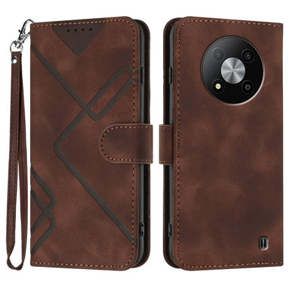 Line Pattern Skin Feel Leather Phone Case, For ZTE nubia Focus Pro, For ZTE nubia Music, For ZTE Blade A34, For ZTE nubia Z60 Ultra, For ZTE Blade A54, For ZTE Blade A73 4G / Blade V50 Design 4G, For ZTE Blade A73 5G, For ZTE Blade V50 Vita            ...